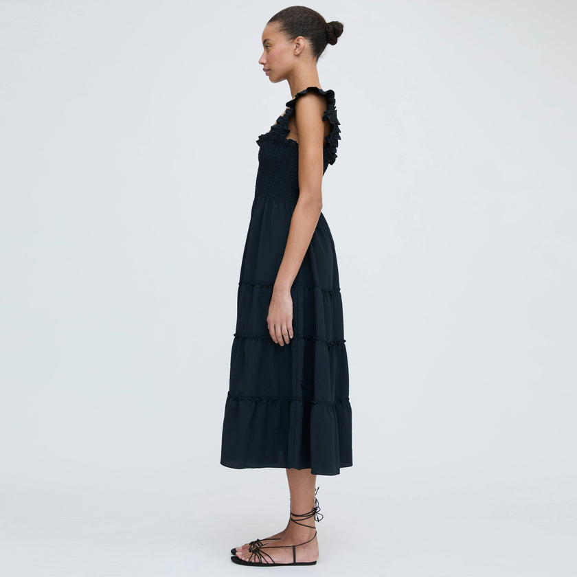The Ellie Nap Dress - Black Crepe