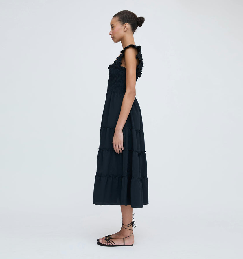 The Ellie Nap Dress - Black Crepe