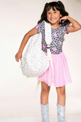 Simply Soft Short Sleeve Be Happy Tulle Dress