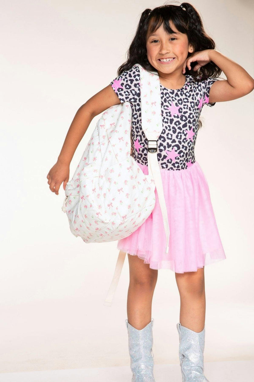Simply Soft Short Sleeve Be Happy Tulle Dress
