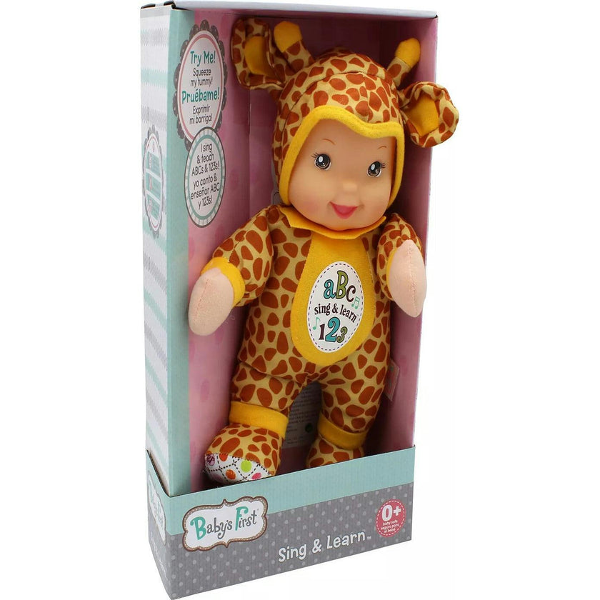 Baby's First Sing & Learn Toy Doll