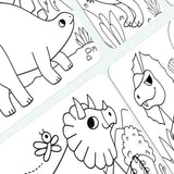 Undercover Art Hidden Pattern Coloring Activity Art Cards - Dino Tales - 12 Cards