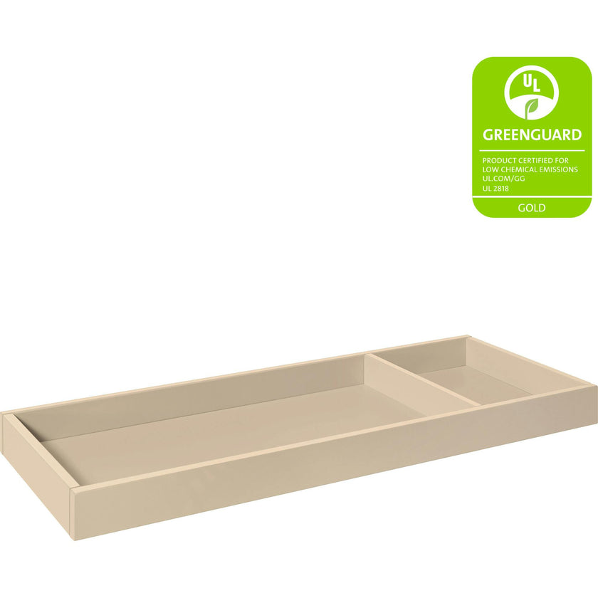 Universal Wide Removable Changing Tray in Taupe