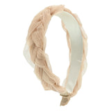 Multicolored Braided Tulle Headband