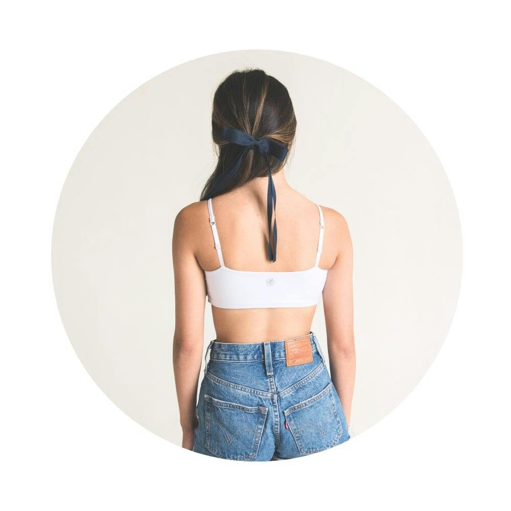 Bleum Petal Padded Reversible Girls Bralette Blush-Dove