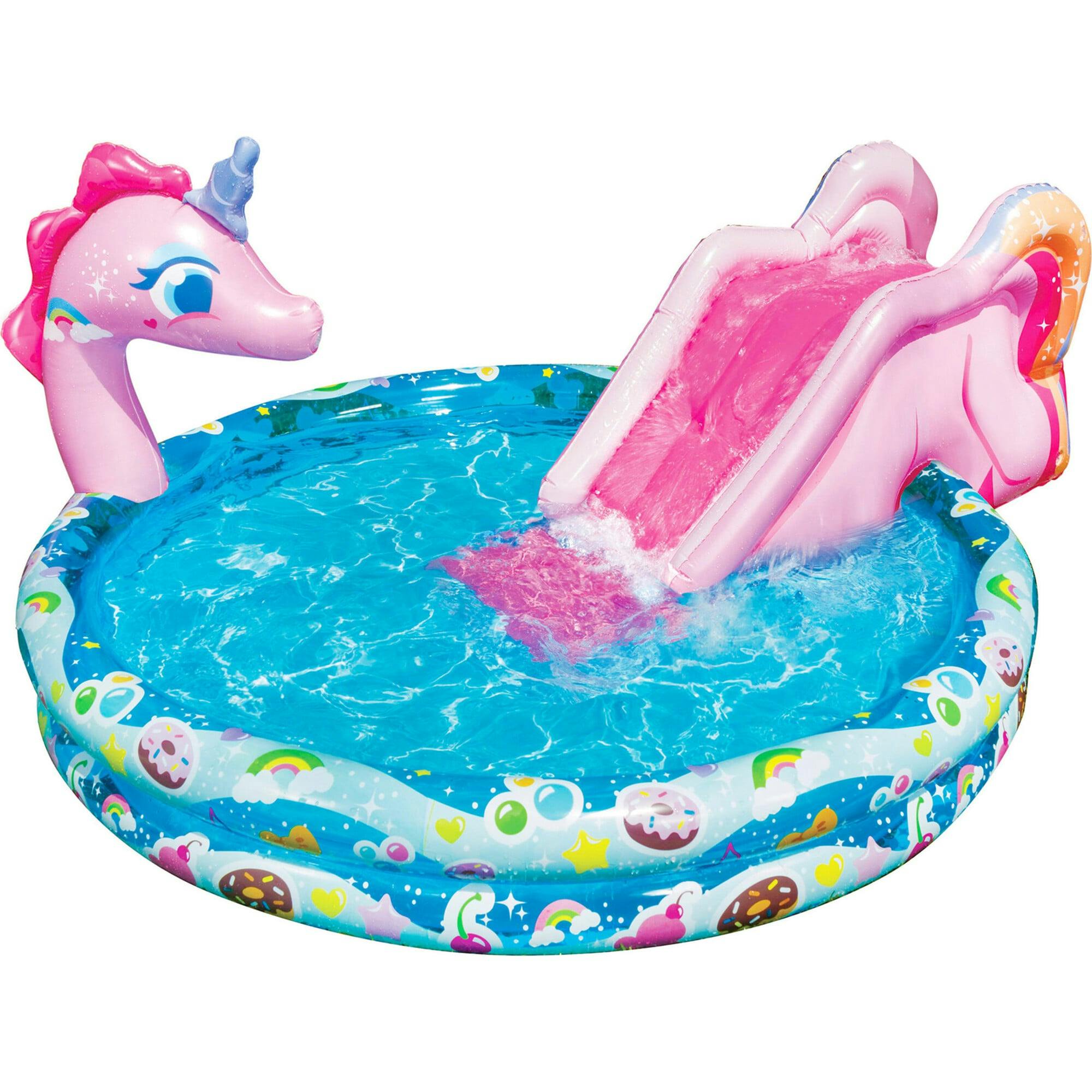 Spray N Splash Pool w/ Inflatable Water Slide