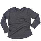 Rib Long Sleeve Top