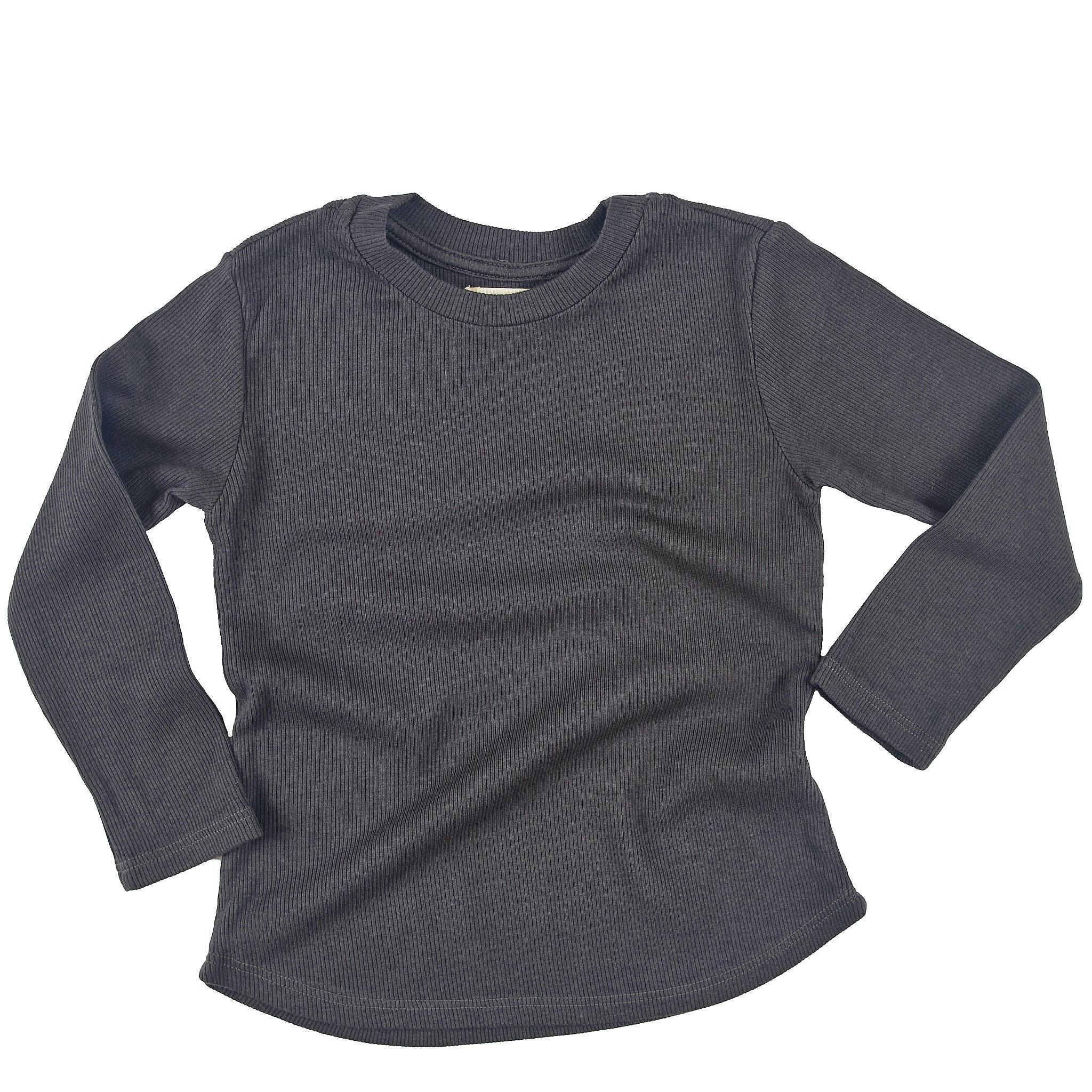 Rib Long Sleeve Top