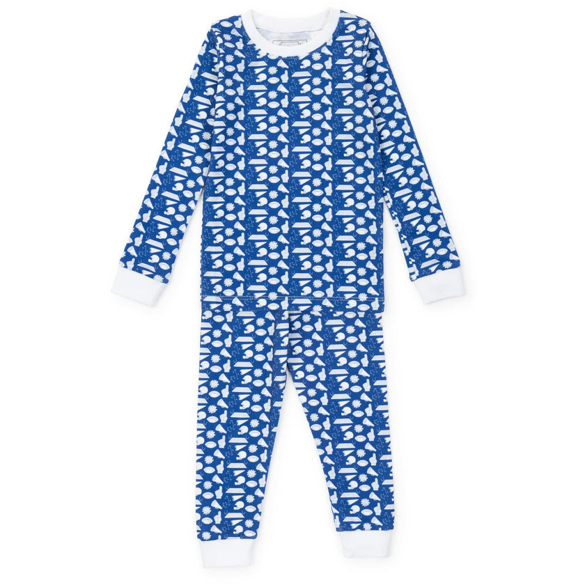 Grayson Pajama Pant Set - Pep Rally Blue