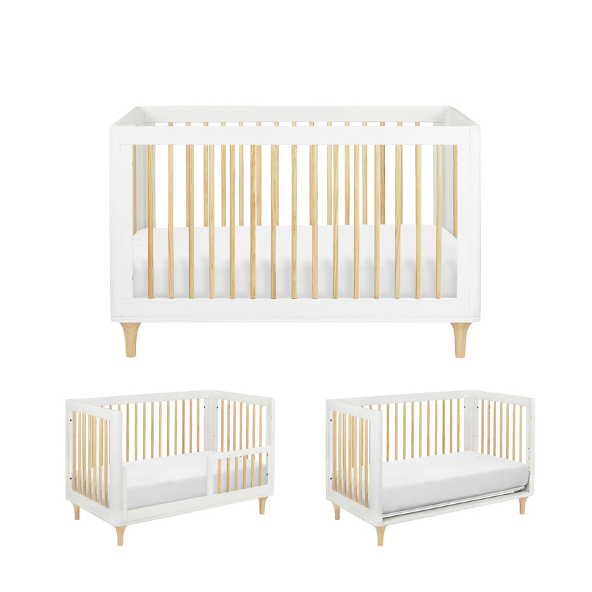 Babyletto Lolly 3-in-1 Convertible Crib with Toddler Bed Conversion Kit