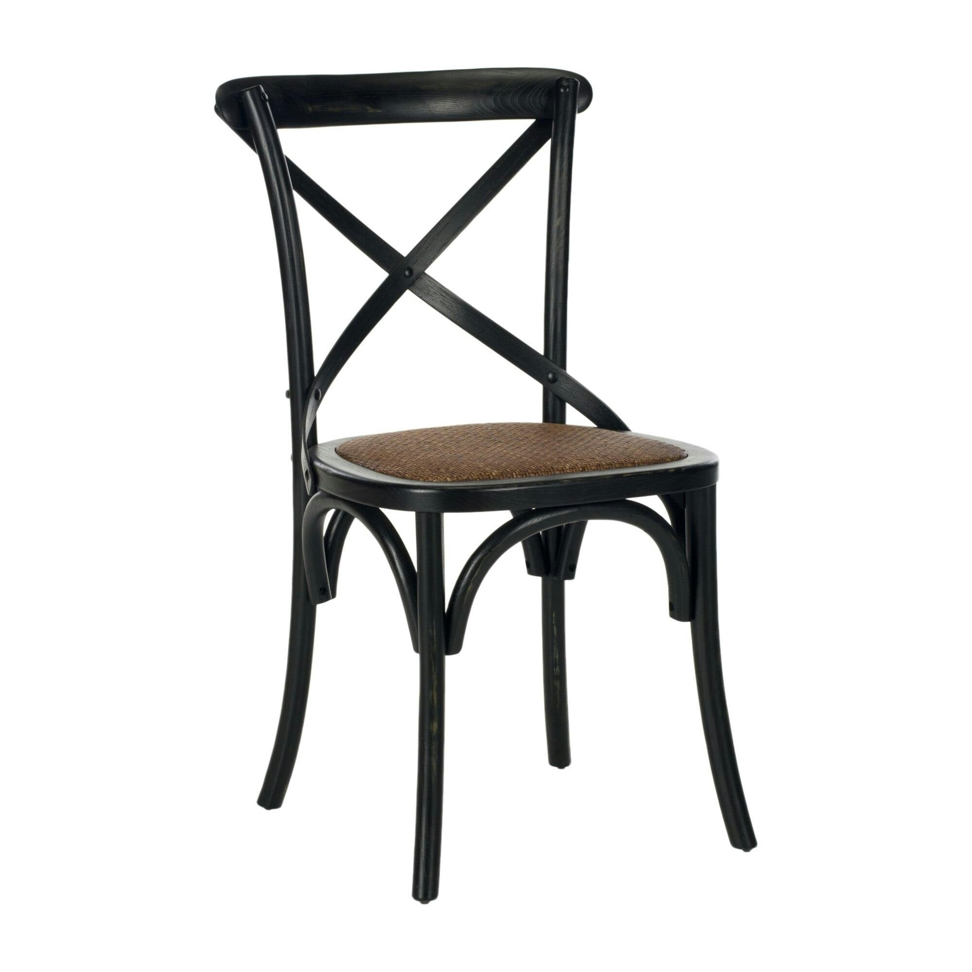 Set of 2 Franklin X Back Farmhouse Chairs