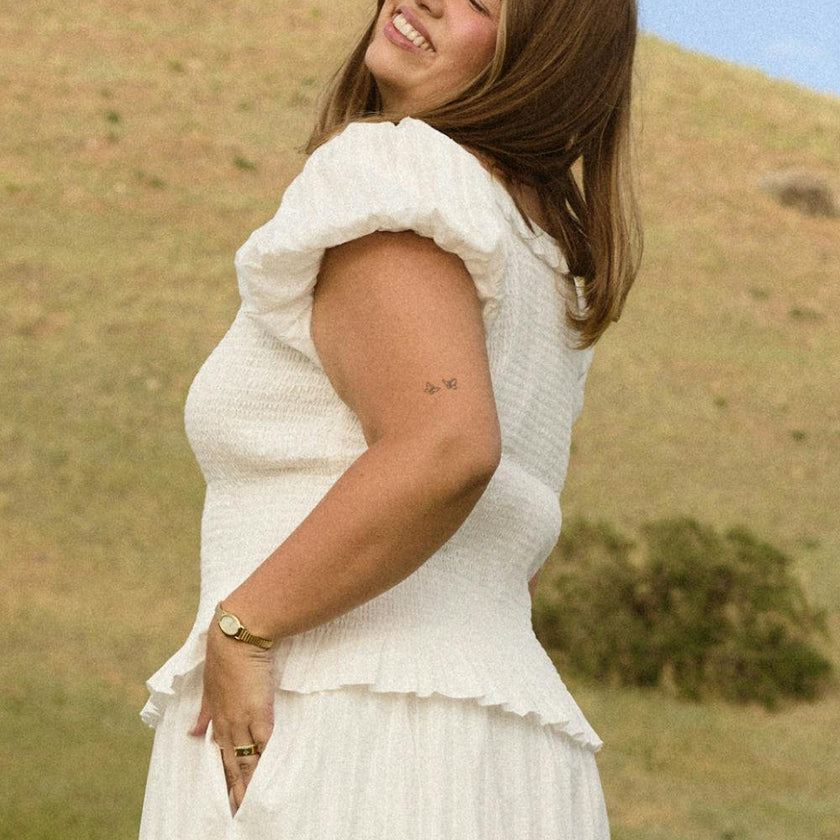 Annalise Top in Reverie Dobby