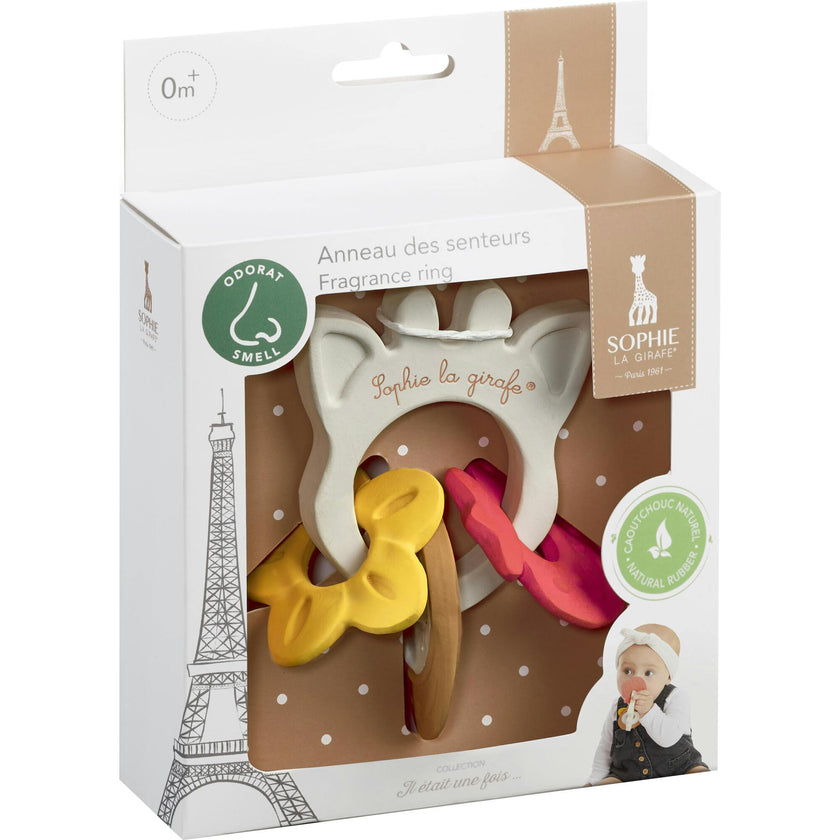 Fragrance Medallions 2-In-1 Rattle & Teething Ring