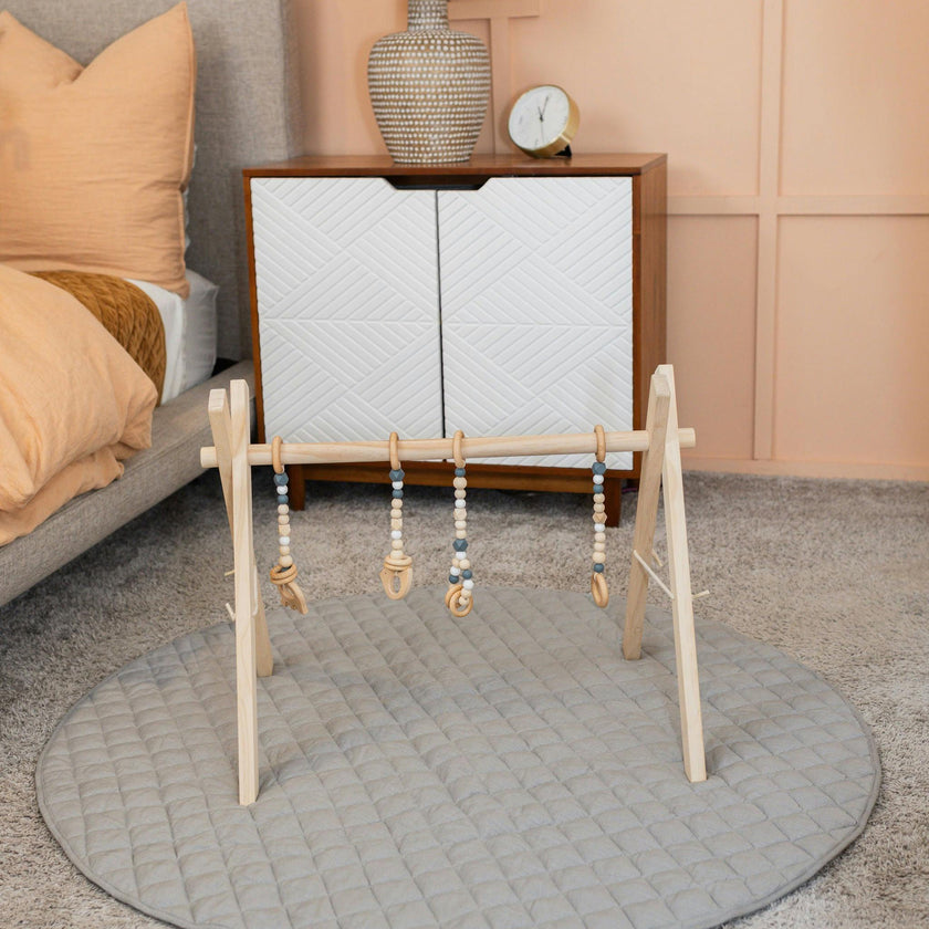 Linen Round Play Mat