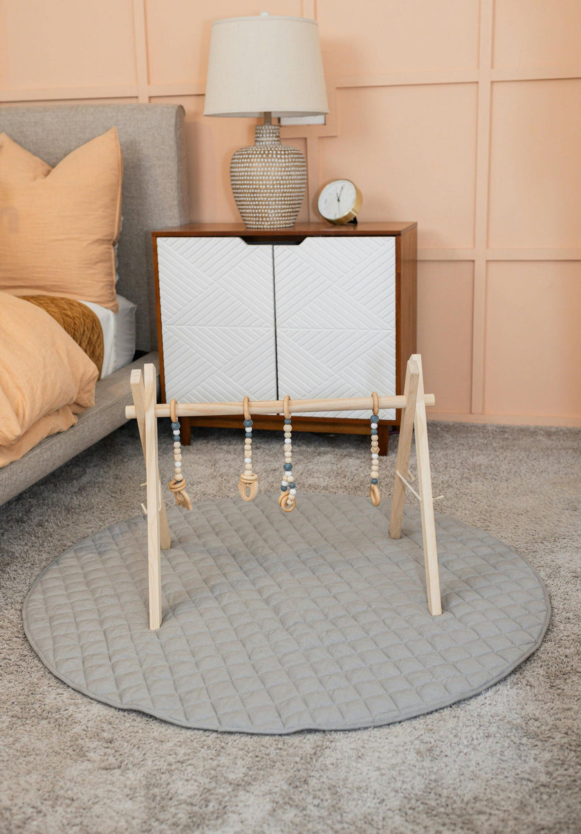 Linen Round Play Mat