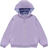 Max Reversible Rain Jacket Windbreaker, Purple Wisteria