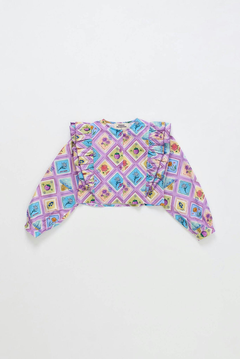 POSTCARD SHIRT LILAC