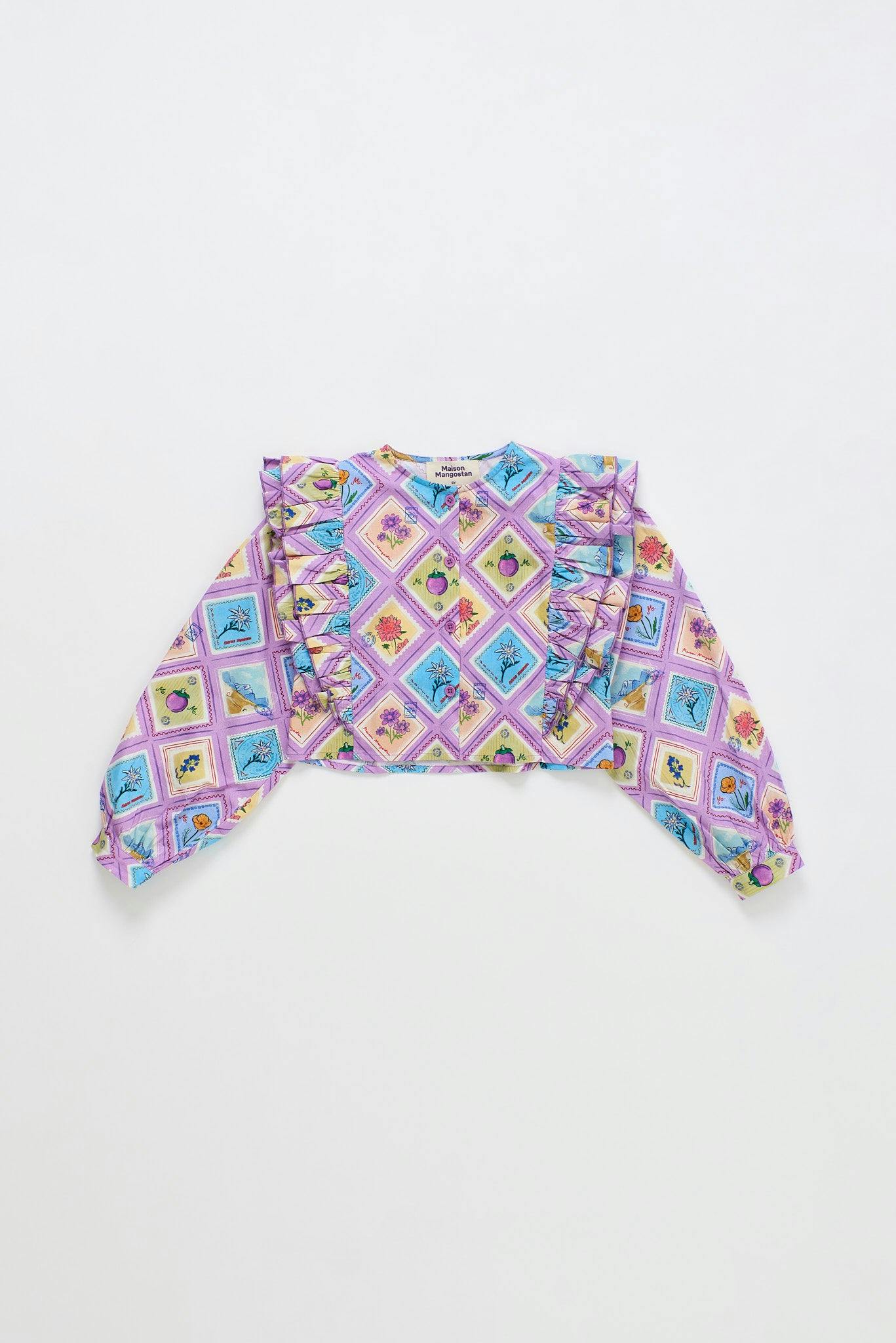 POSTCARD SHIRT LILAC