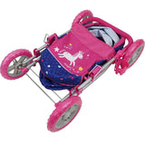 Doll Pram Doll Accessory w/ Removable Bassinet & Matching Bag