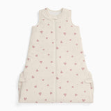 Hearts Ribbed Front Opening Sleep Sack 1.5 TOG