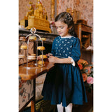 Luna Red Long Sleeve Smocked Dress