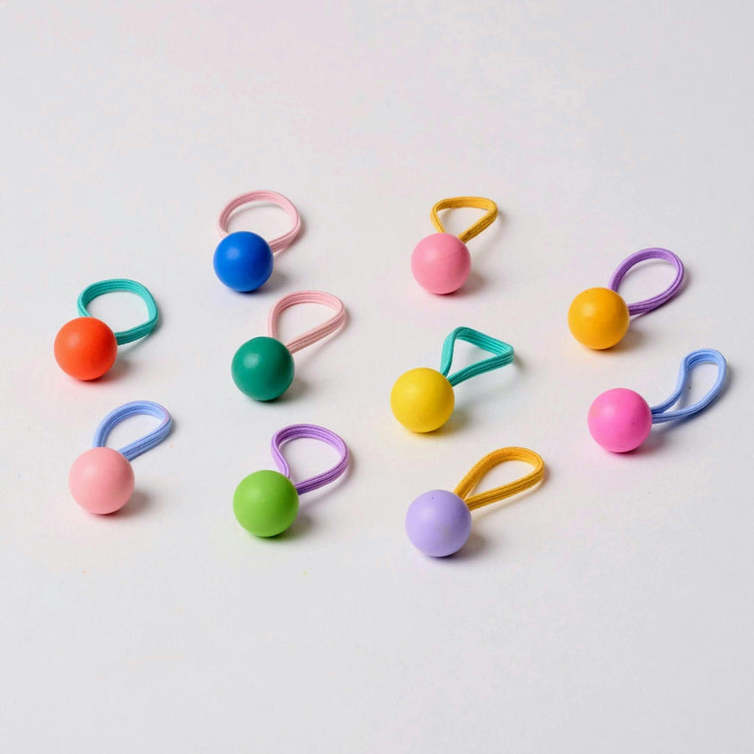 Small Hair Ties Multicolor (Set of 10)
