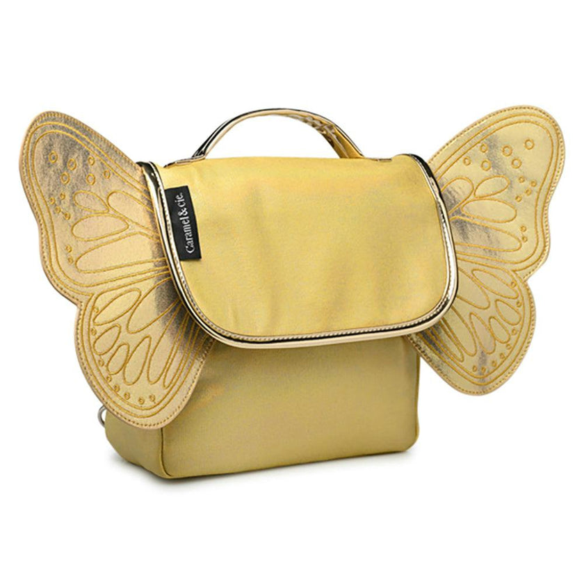 CARAMEL & CIE. Butterfly Backpack - Iridescent Yellow