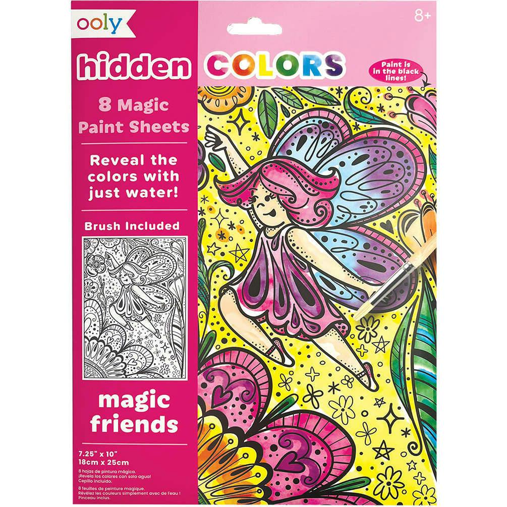 Hidden Colors Magic Paint Sheets - Magic Friends