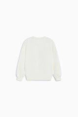 Smiley Sweatshirt Whisper White