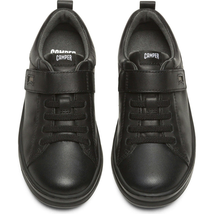 Runner Four Velcro Sneaker, Black