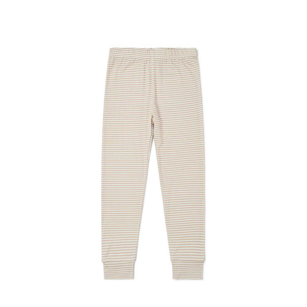 Oatmeal Stripe Bamboo Kids Pajama Set