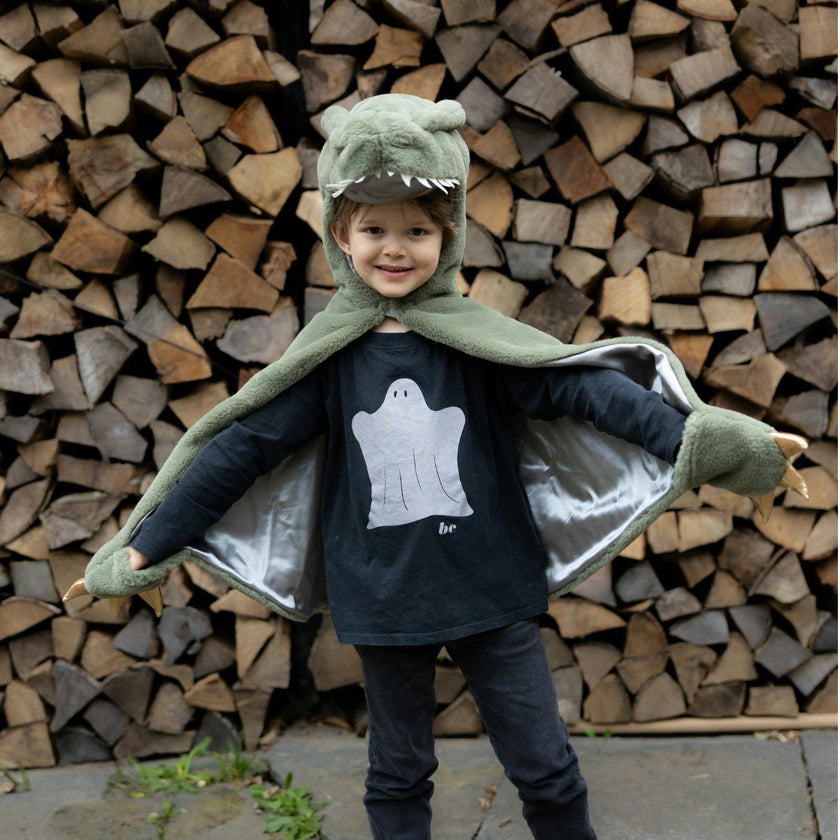 Green T-Rex Cuddle Cape