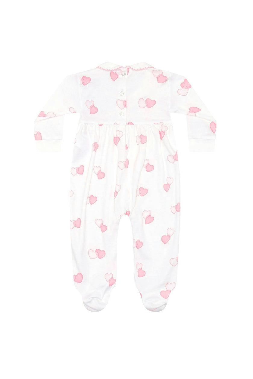 Sweetheart Smocked Footie