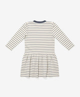 Isla Sweatshirt Dress, Navy French Stripe
