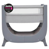 Shnuggle Air Lite Bedside Bassinet | Infant Crib | Height Adjustable Baby Bed with Mattress + 1 Waterproof + 2 White Sheets