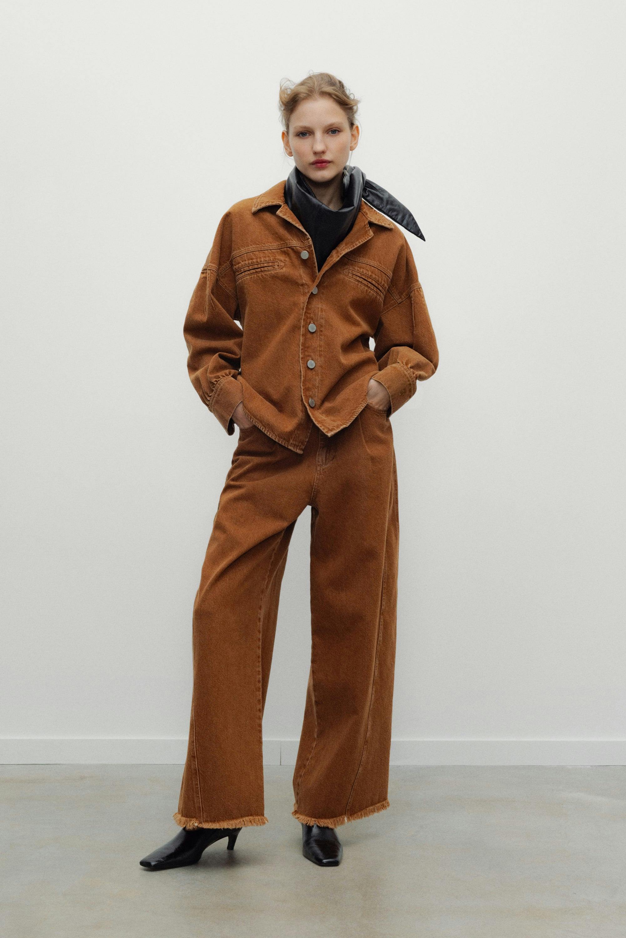 TNS Denim Woman Extra Wide trouser Hazel