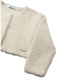 Baby Knit Cardigan with Faux Fur