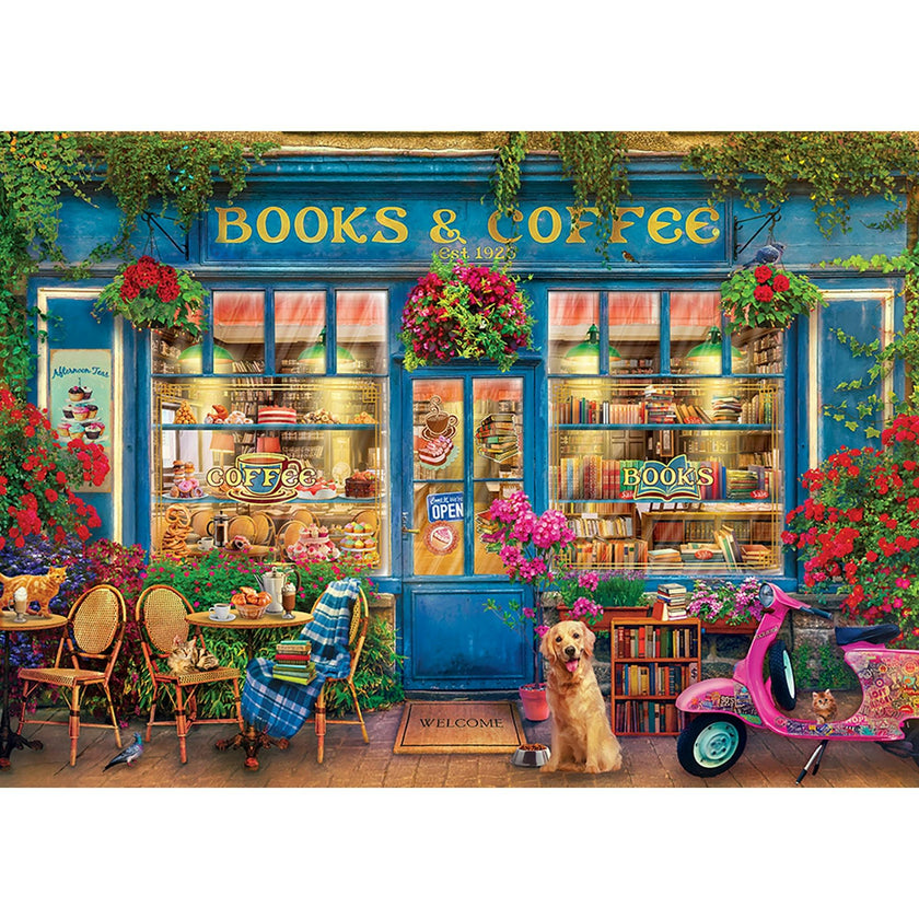 Books & Coffee - 1000 PC Puzzle