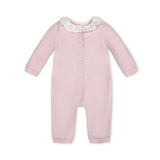 Organic Ruffle Collar Sweater Romper