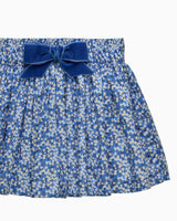 Bow Skirt in Blue Mitsi Valeria