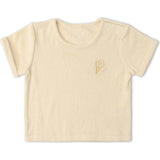 Organic Terry Tee & Shorts Set - Butter Yellow