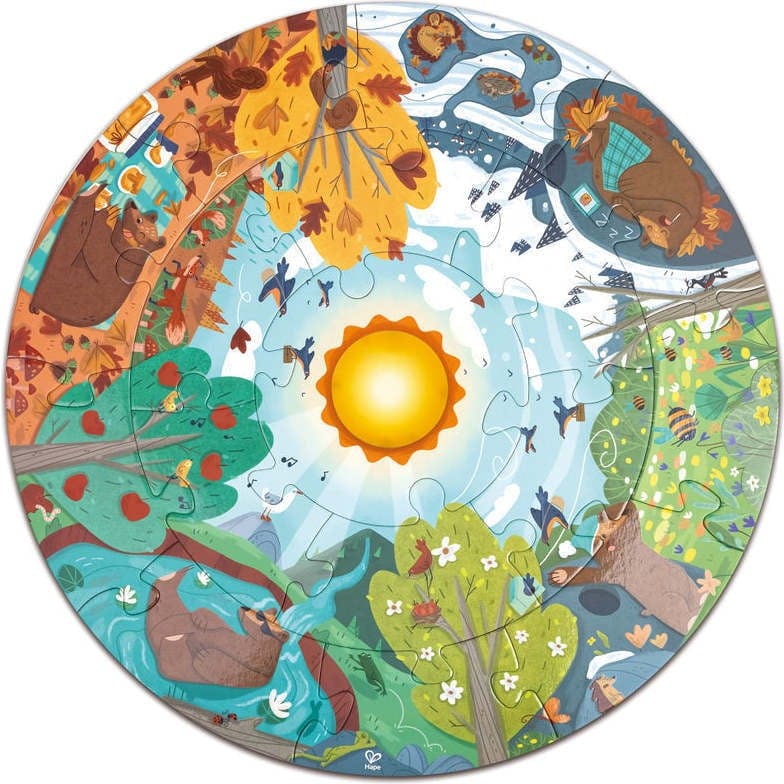 Hape: Four Seasons Puzzle - 16pcs