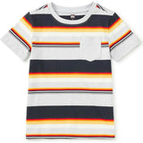 Stripe Pocket Tee, Blue