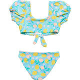 Lemon Drops Knot Front Bikini