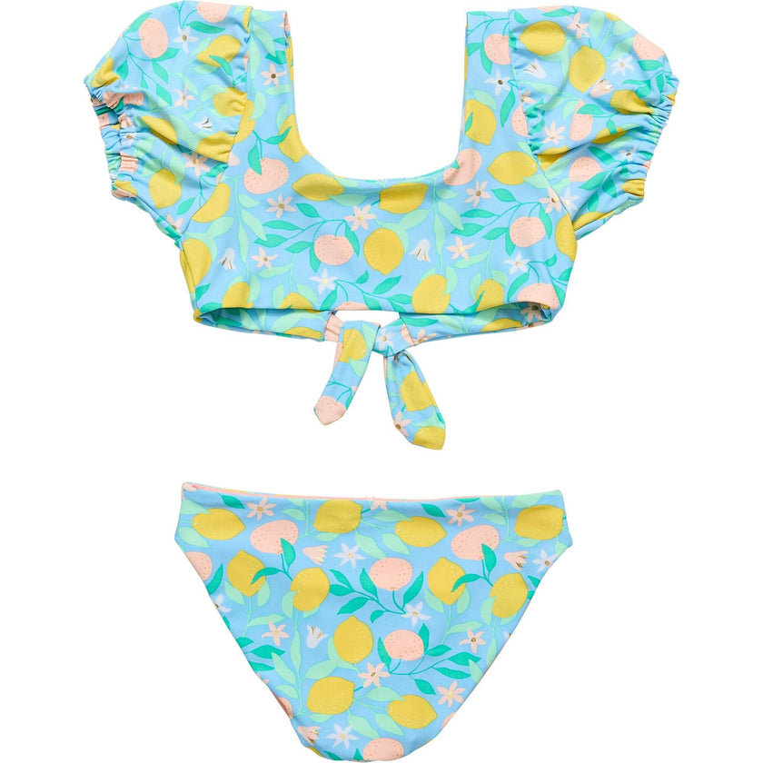 Lemon Drops Knot Front Bikini
