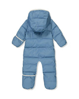 Baby Cloud One Piece Snowsuit Adapted For Car Seats Blue Grey