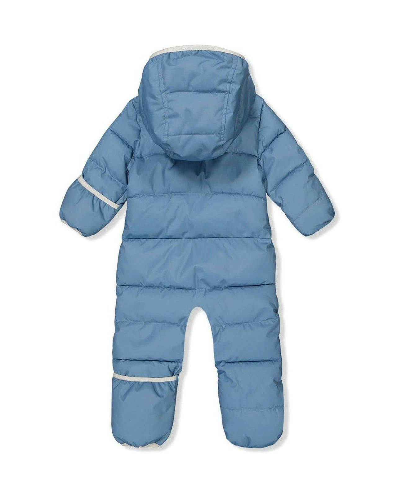 Baby Cloud One Piece Snowsuit Adapted For Car Seats Blue Grey