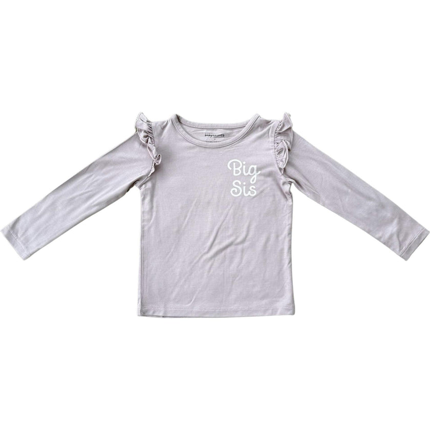 Girl's Long Sleeve Ruffle Top