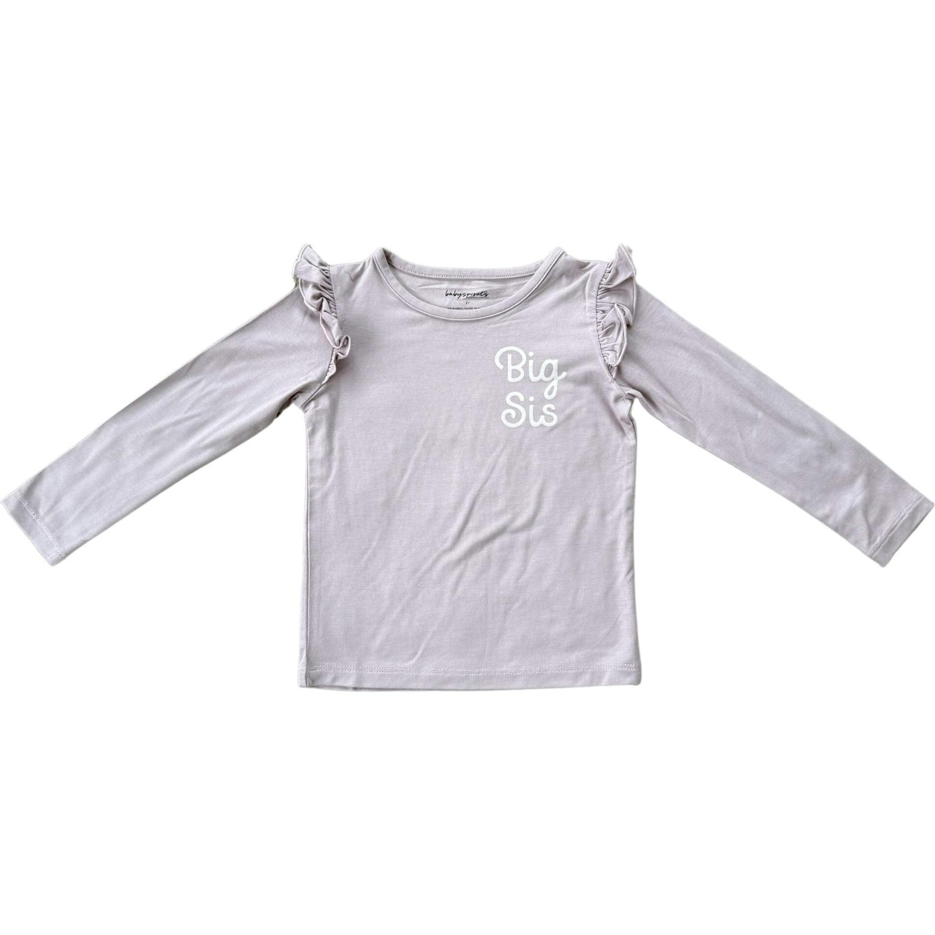 Girl's Long Sleeve Ruffle Top