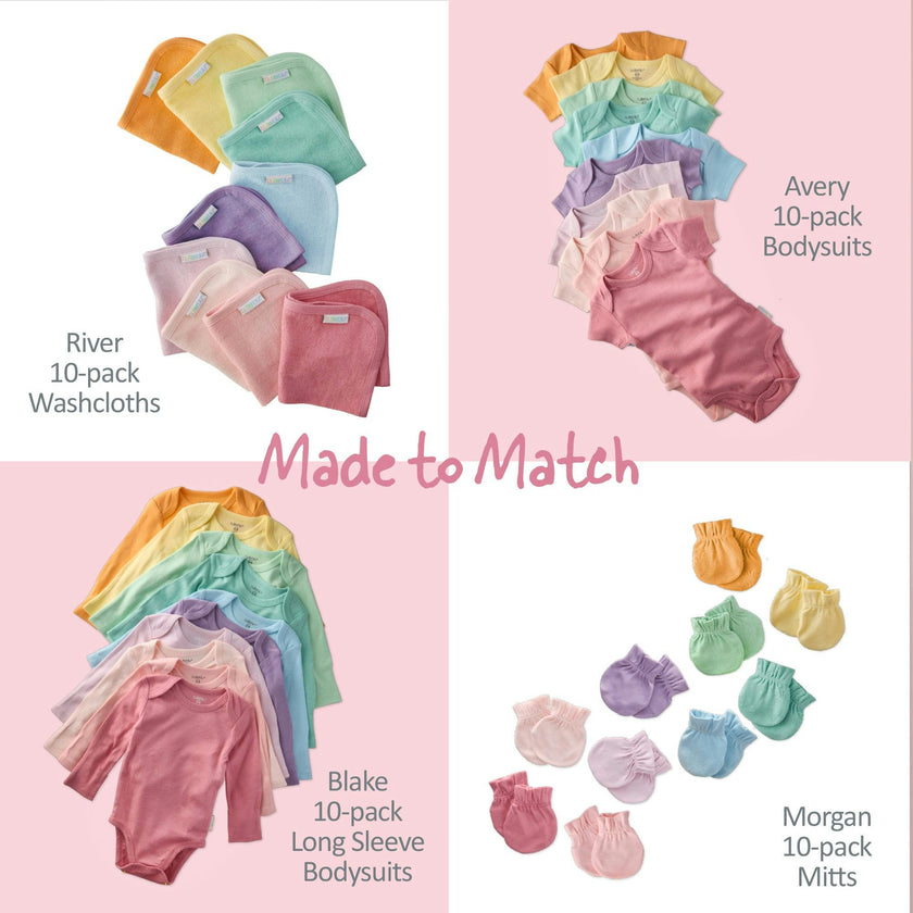 Butterblu AVERY 10-Pack Short Sleeve Bodysuits
